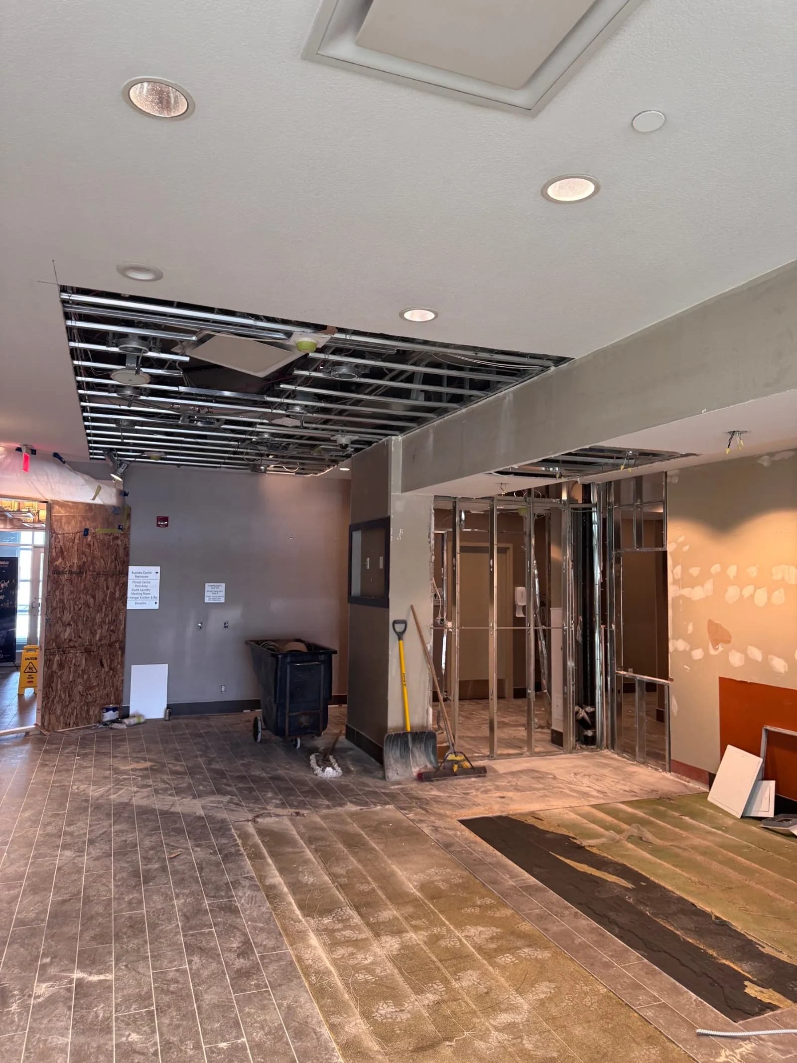 Hampton Hotel site photo 5 by Quality Gypsum Services