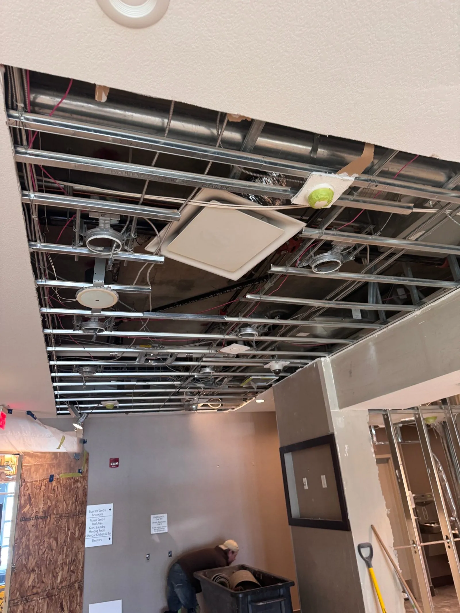 Hampton Hotel site photo 6 by Quality Gypsum Services