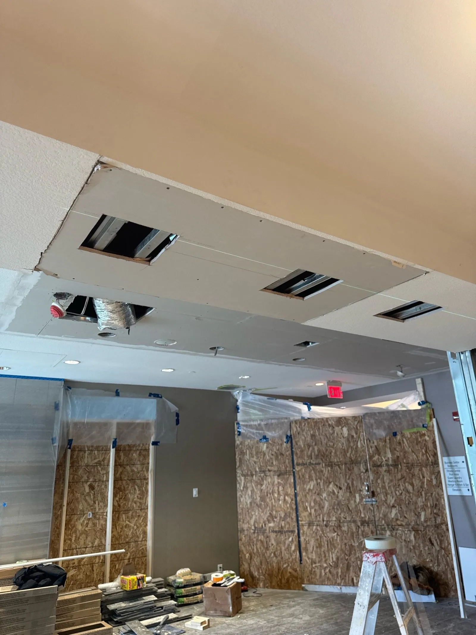 Hampton Hotel site photo 8 by Quality Gypsum Services