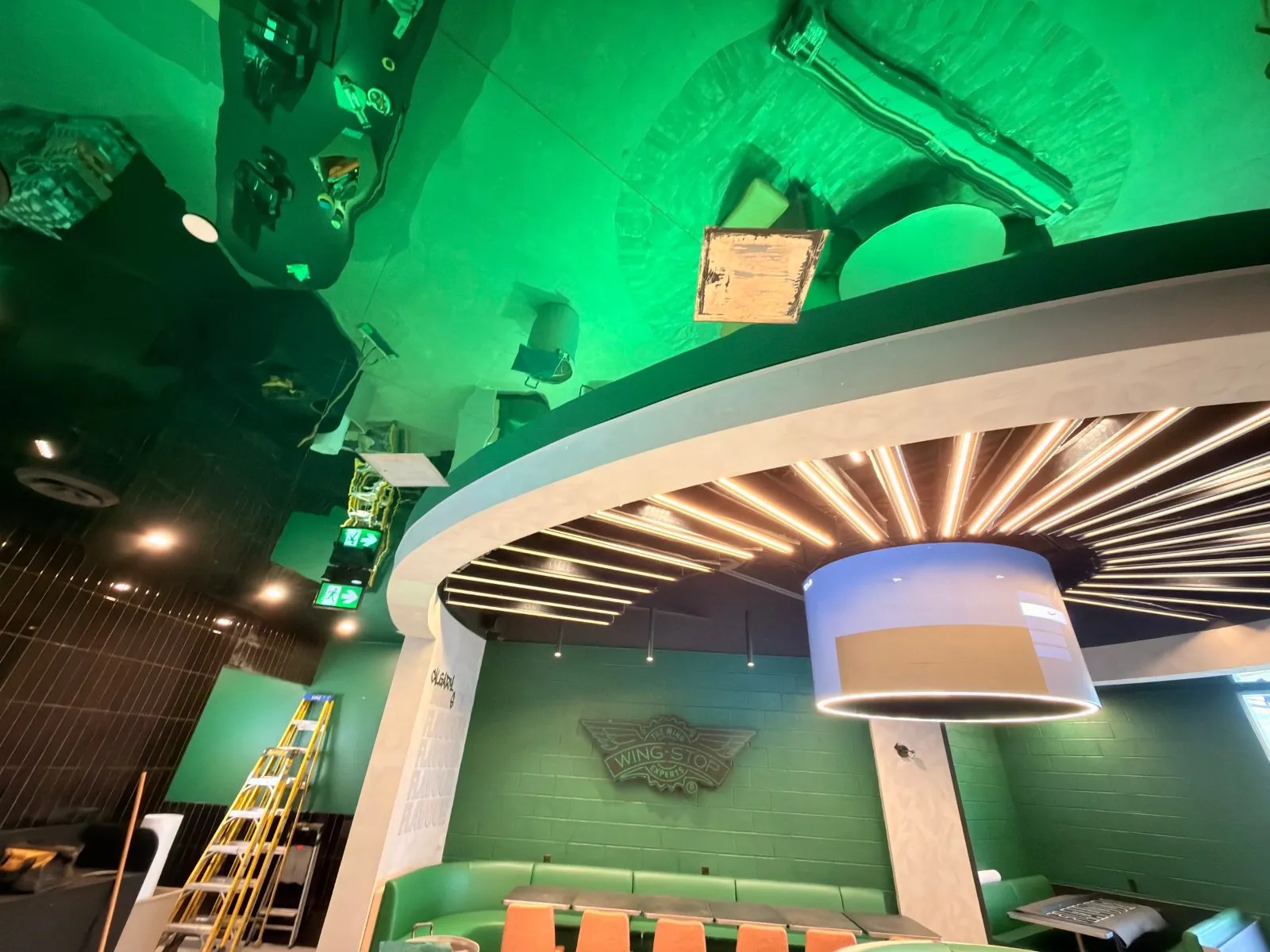 Wingstop, Deerfoot Meadows site photo 5 by Quality Gypsum Services