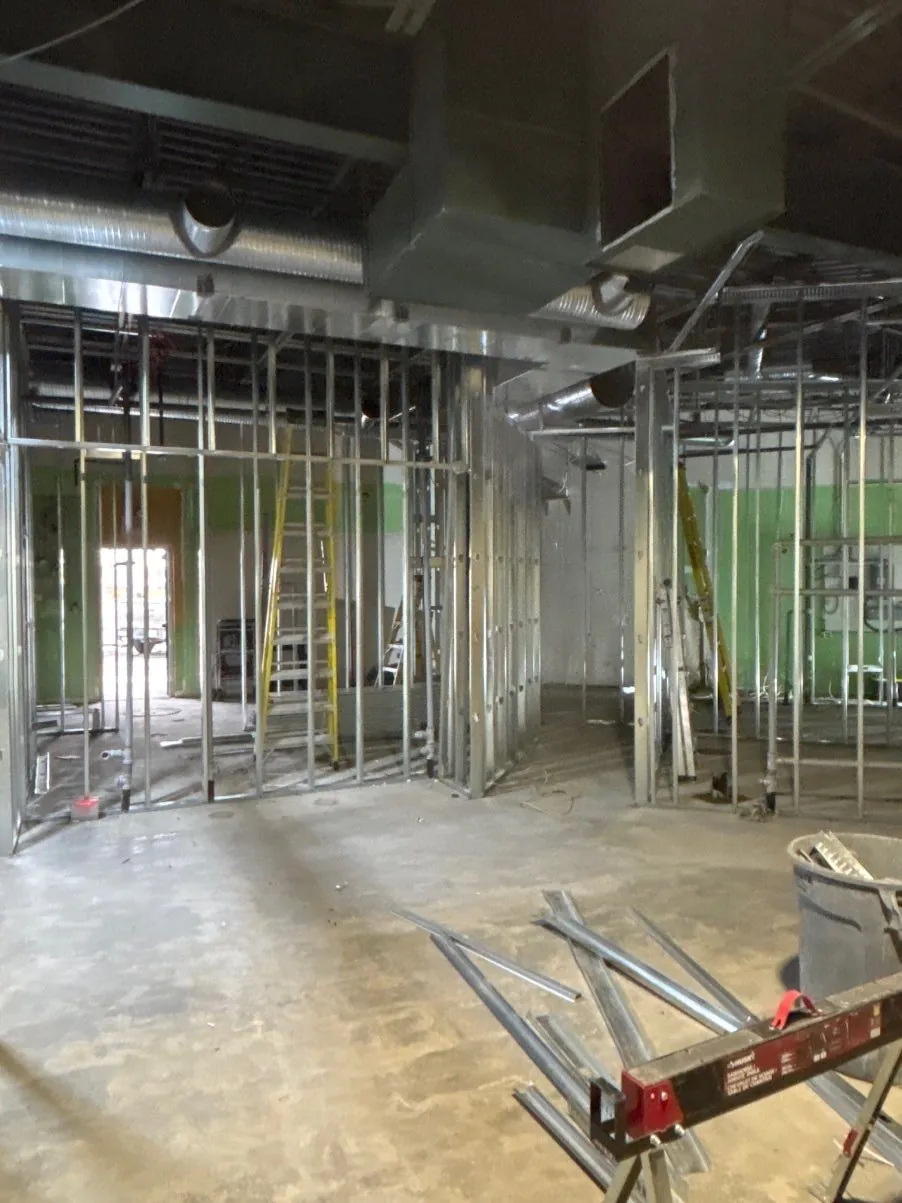 Wingstop, Deerfoot Meadows site photo 7 by Quality Gypsum Services