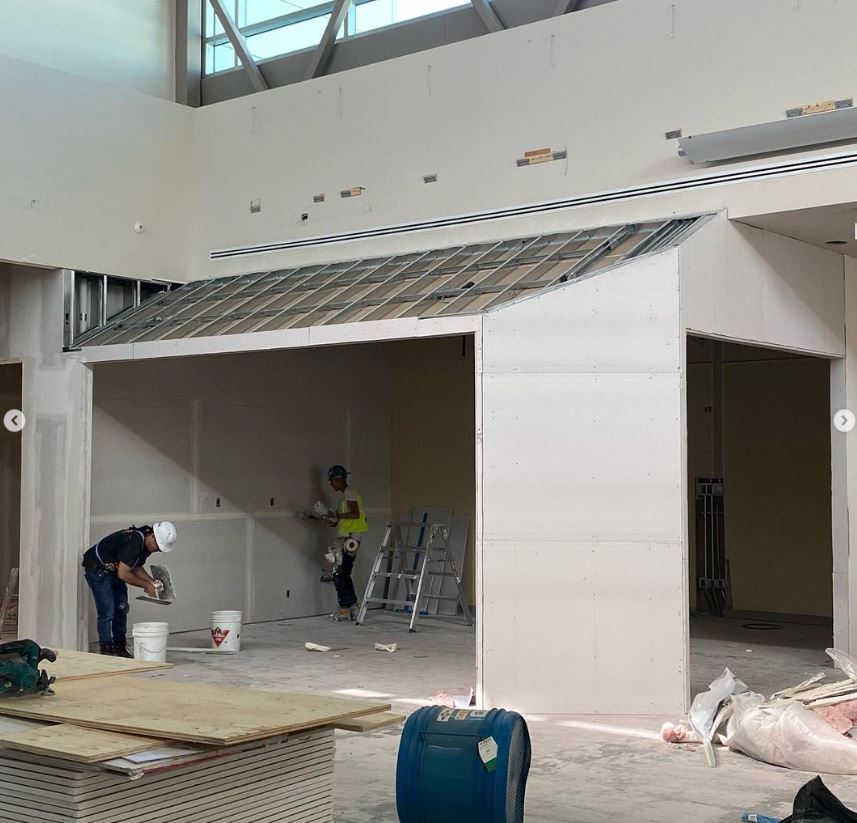 Commercial Drywall installation