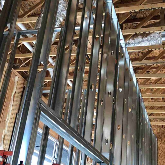 Steel Stud Framing In Residential Units